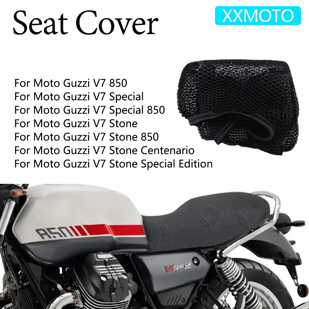 For Moto Guzzi V7 850 V7 Special 850 V7 Stone Centenario V7 Stone Special Edition Motorcycle Seat Cover Protection Cushion