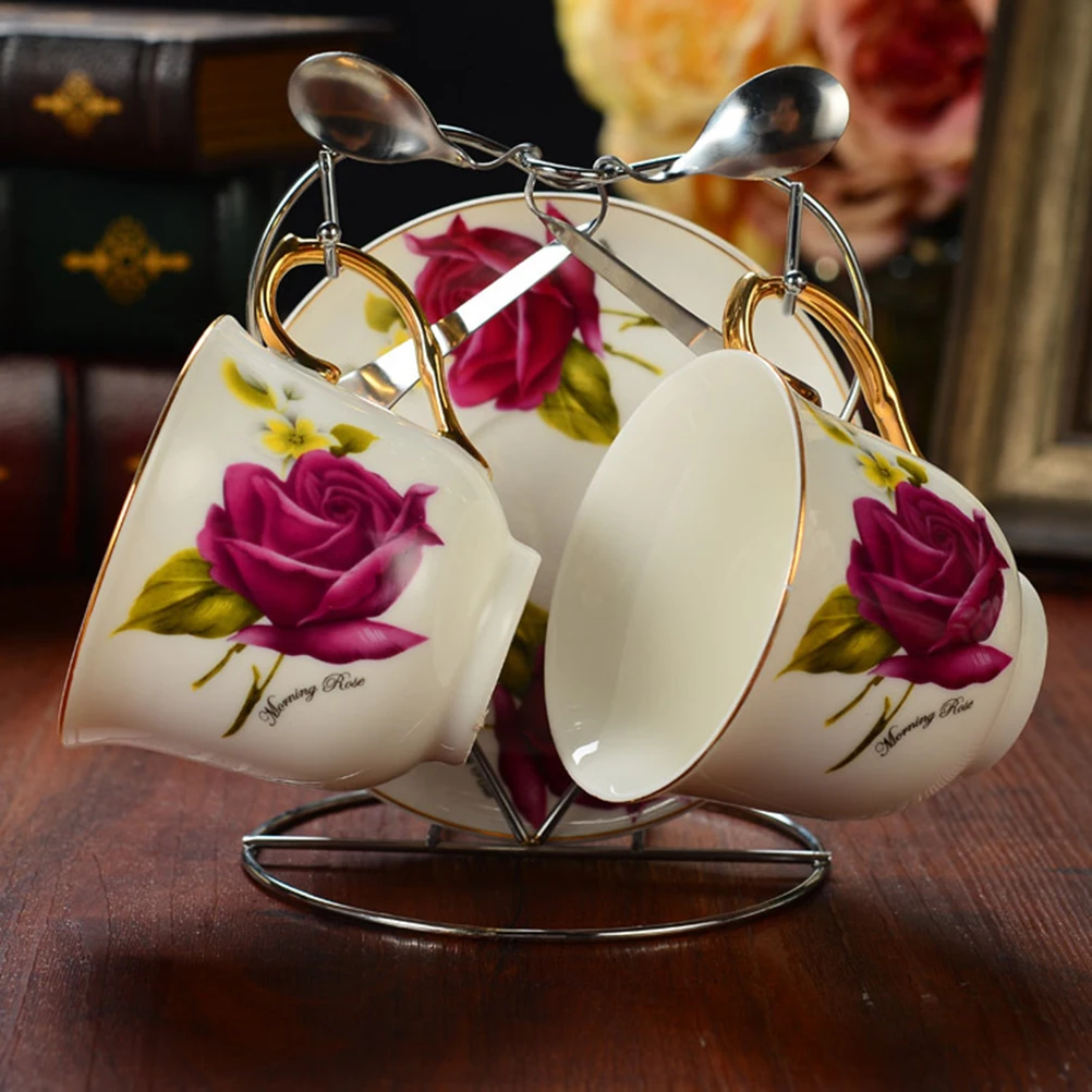 

Stainless Steel Cup Plate Organizer Kitchen Cabinet Counter Shelf Mug Holder Space Saver Home Office Wall Cupboard