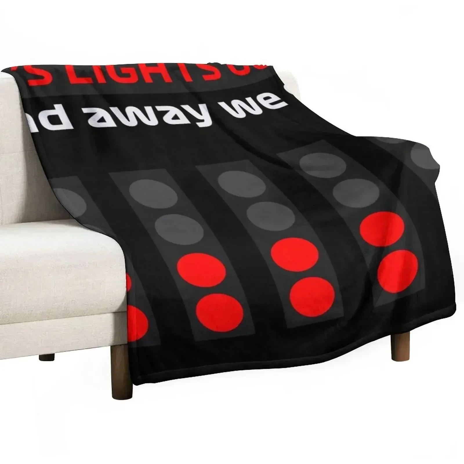 

IT'S LIGHTS OUT AND AWAY WE GO (2) Throw Blanket Summer Cool Breathable Blanket for Sleeping