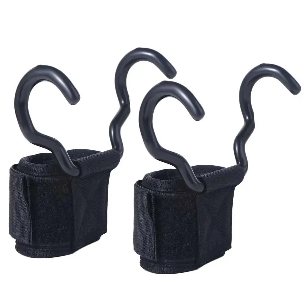 

1 PC/Pair Pull-up Weight Lifting Grip Hook Adjustable Non-Slip Auxiliary Power Wrist Guard With Hook 1 Pair