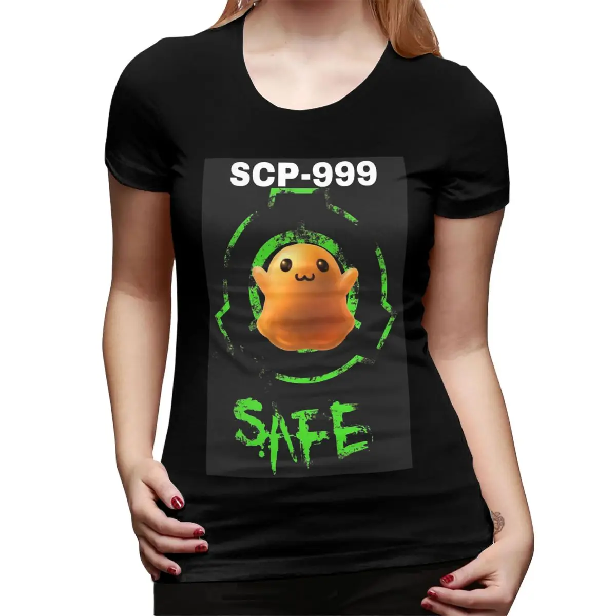 SCPTheTickle MonsterT-shirt da donnaO-ColloStreetwearT-shirt da donnaManica cortaEstateAbbigliamentoTops