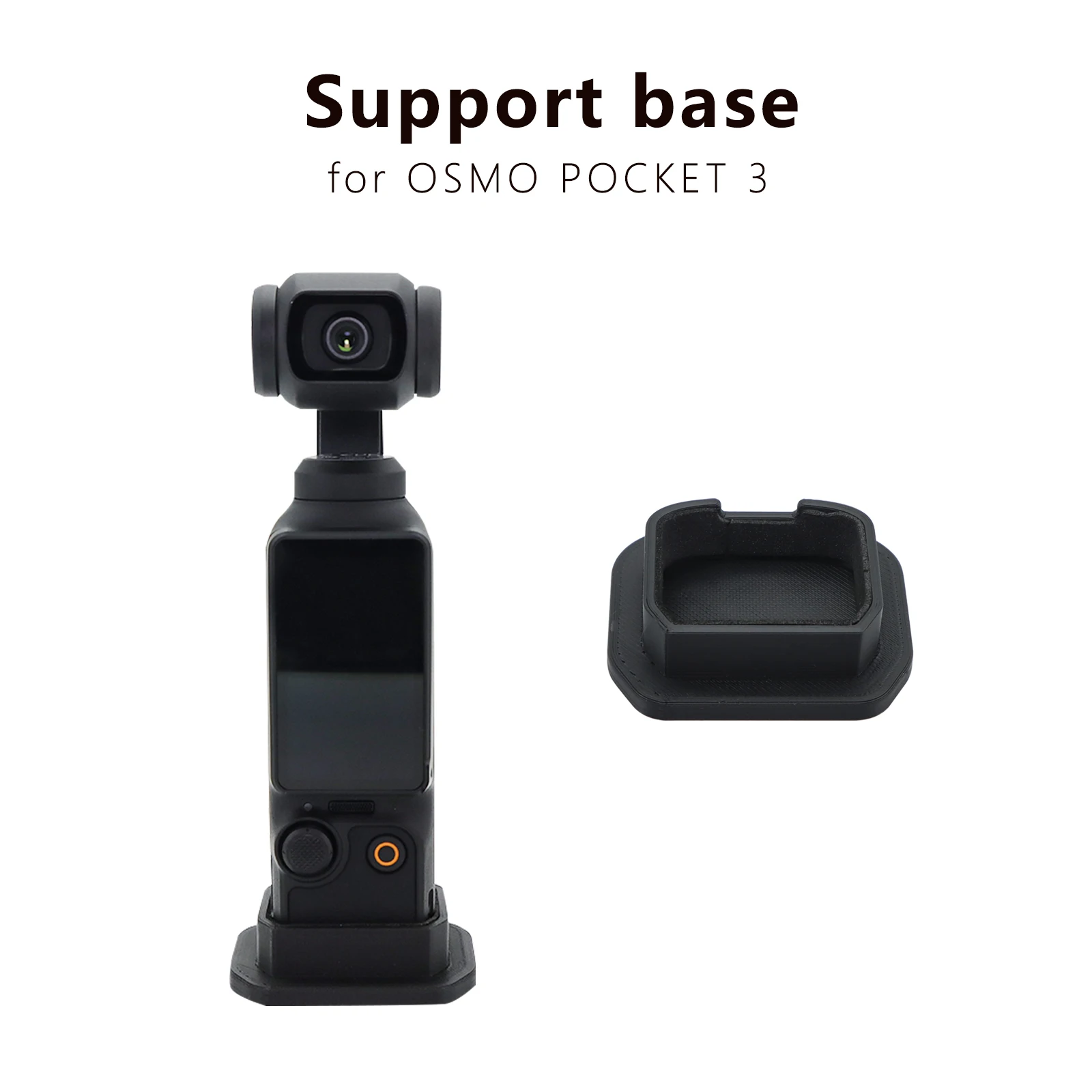 

for DJI OSMO Pocket 3 Support Base for Pocket 3 Desktop Mount Stabilizer Camera Accessory Black