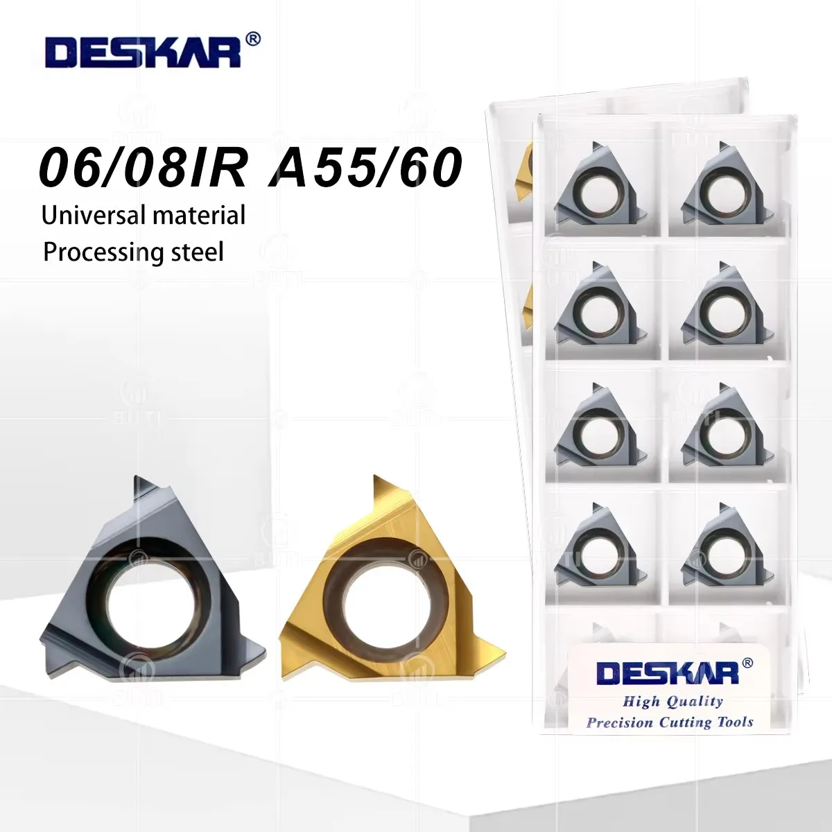 DESKAR 100% Original Blade 06/08IR A55 A60 ISO LDA/LDC Numerical Control Threading Inserts Processing Steel And General Material