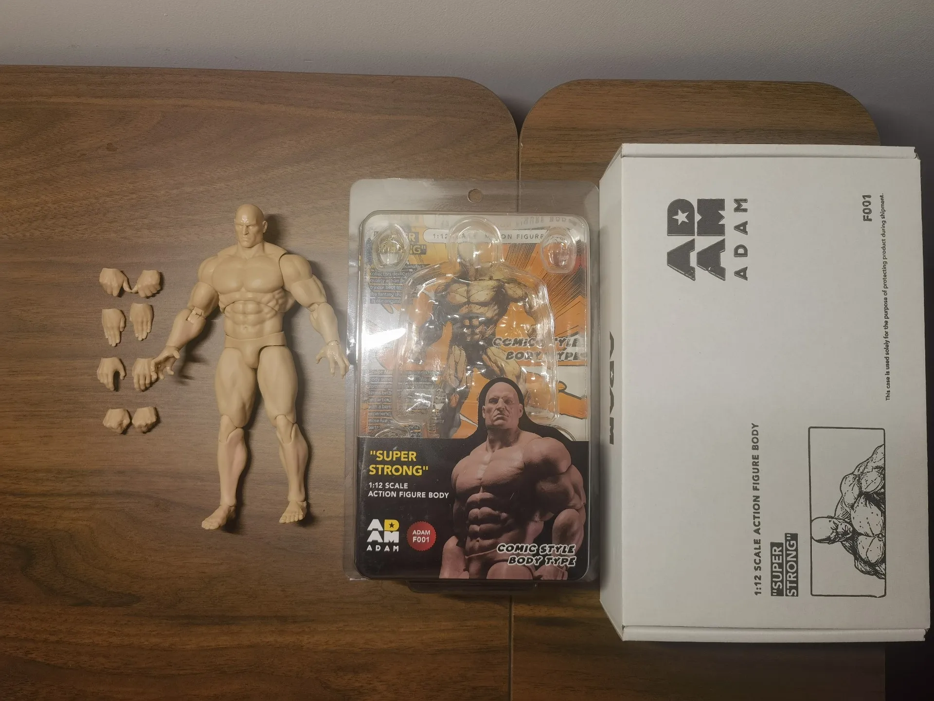 Original adam 1/12 quadrinhos hiperarticulados forte corpo masculino ad01 segunda edição figura de ação modelo de presente