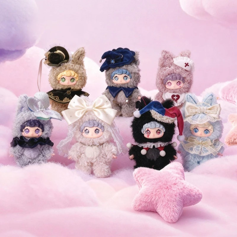 

Новая оригинальная серия плюшевых игрушек Rita Magic Elf: виниловый брелок-сюрприз, милая мягкая кукла-подвеска для сумки, праздничный подарок для любителей аниме