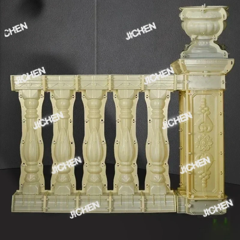 

XHX Европейская римская форма для колонны, линия виллы, перила, перила для балкона, литая ваза, колонна, форма для цементных перил, уличный тонн