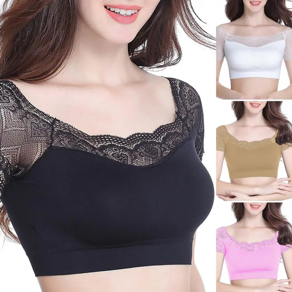 Invisible Bra  Soft Anti-exposure Wrapped Crop Top  Breathable Ladies Tube Top