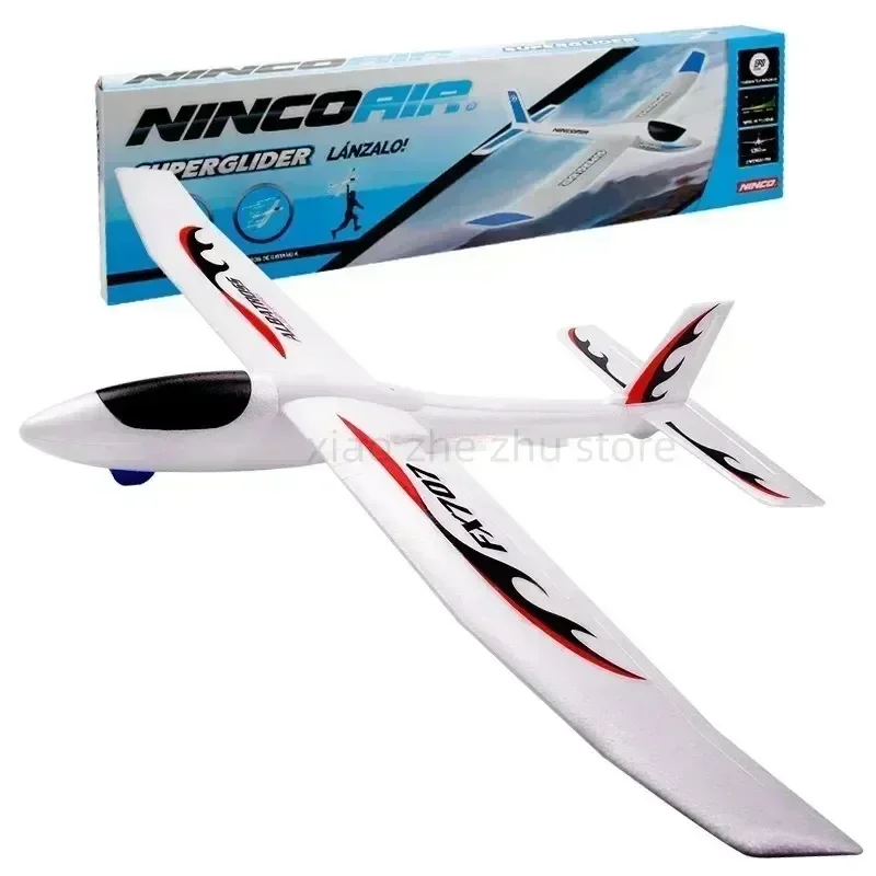 Flying Bear Fx707s Fixed Wing Epp Foam Aircraft, Upgrade Versão Ampliada, Montagem de Tamanho Grande, Modelo Simples