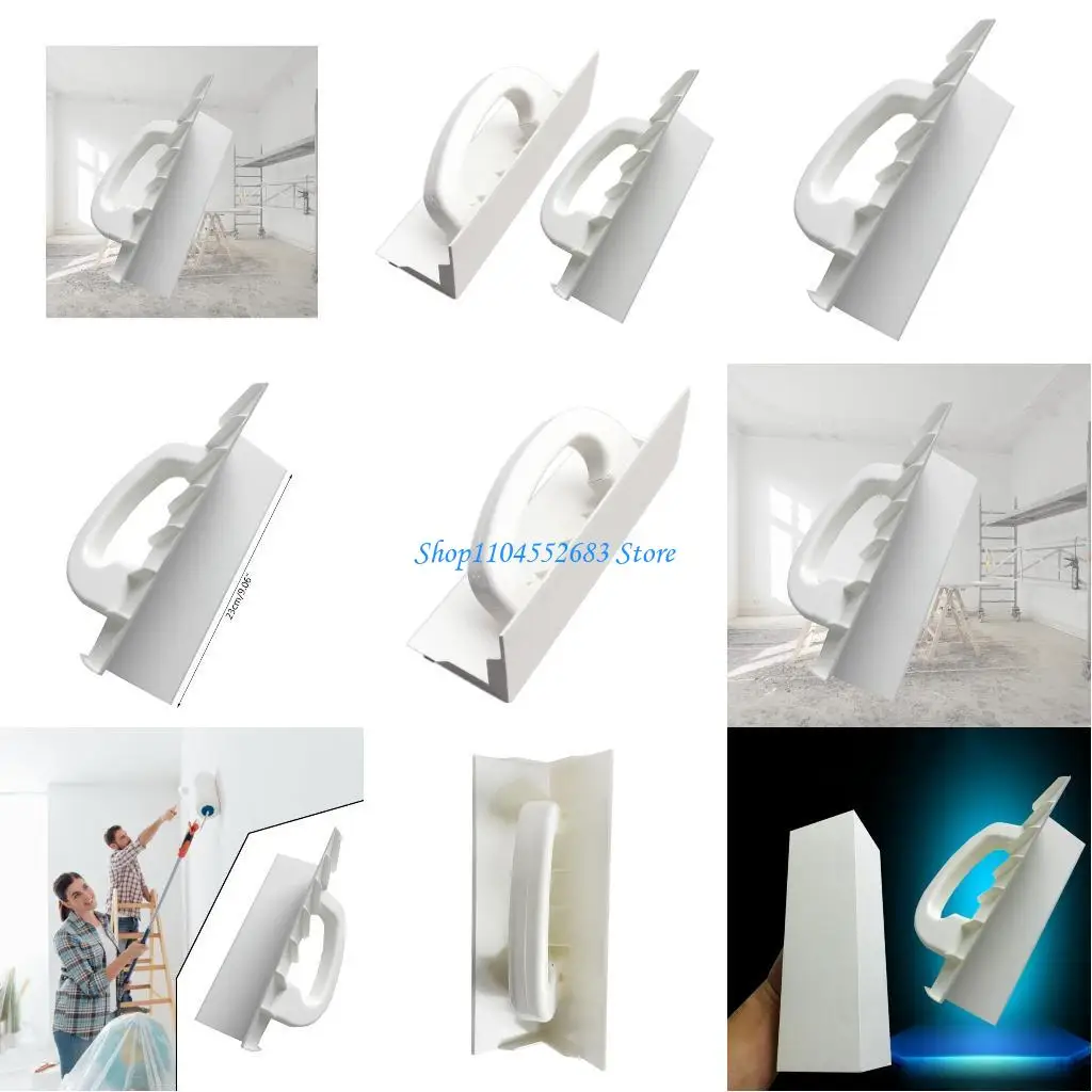 

Y6GD Corner Tool Inside Filling Squeegee Finishing Trowel For Drywall Repairing Dents Plasterboard Wall Plaster Crack