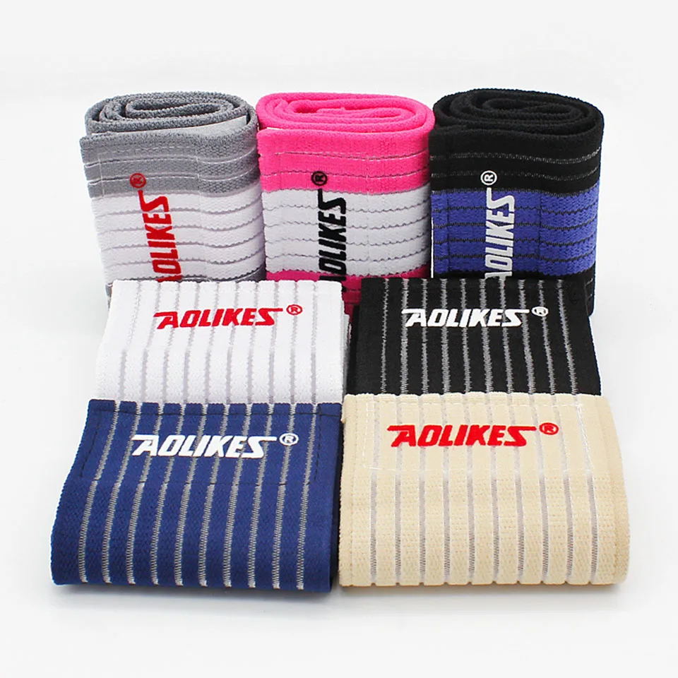 AOLIKES Adjustable Carpal Tunnel Braces, Lightweight Wrist Wraps for Fitness Sports - Working Out, Sweat Absorbent Wristbands