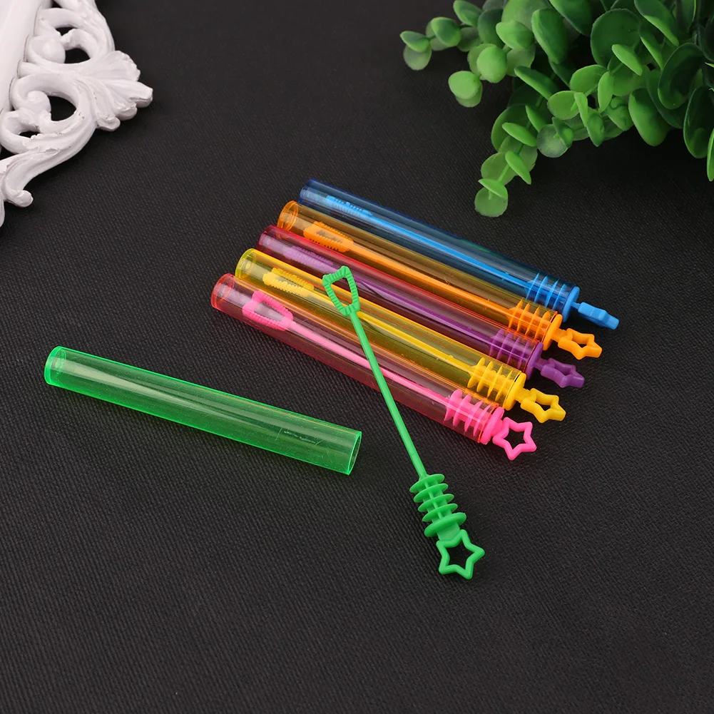 12/24 قطعة زجاجات الصابون الفقاعية الفارغة المحمولة فقاعة تهب صانع رومانسية البلاستيك ألعاب في الهواء الطلق لتزيين حفلة عيد ميلاد