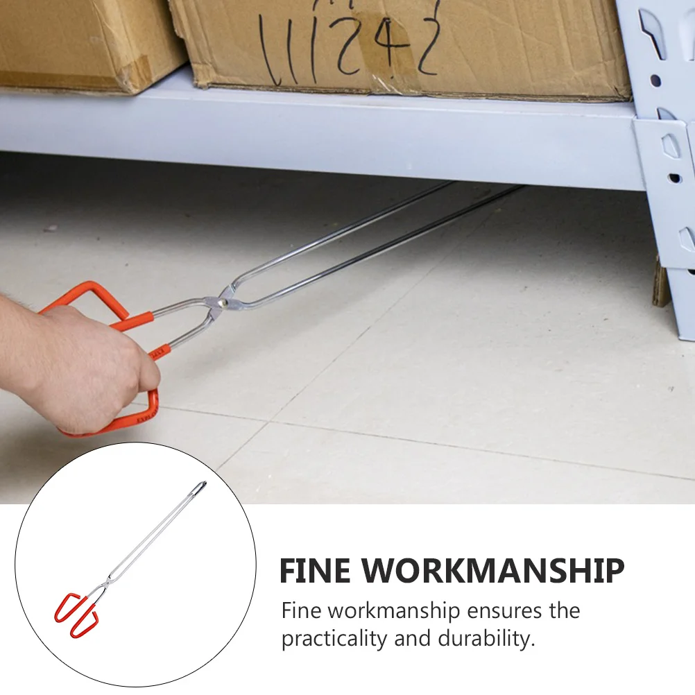 

1pc Stainless Steel Trash Picker Lightweight Durable Garbage Grabber Tool For Outdoor Cleaning Coal Litter Collection