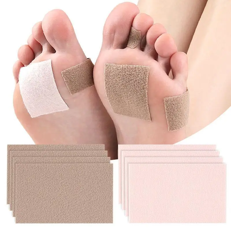 5/10 Piezas de Cinta Adhesiva de Moleskin, Almohadilla Protectora Antiescaras y Antidesgaste para Talones, Adhesivo para Prevenir Rozaduras en la Piel de los Pies