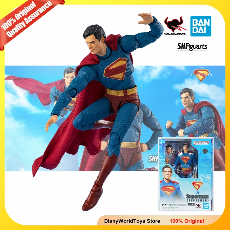 

100% Original Bandai S.H.Figuarts Shf Superman Clark Kent Genuine In Stock Figure Model Toys
