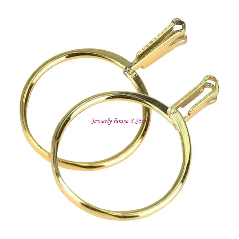 

2 шт. регулируемые подставки для ювелирных изделий из легированной стали с металлической текстурой с золотой отделкой для и