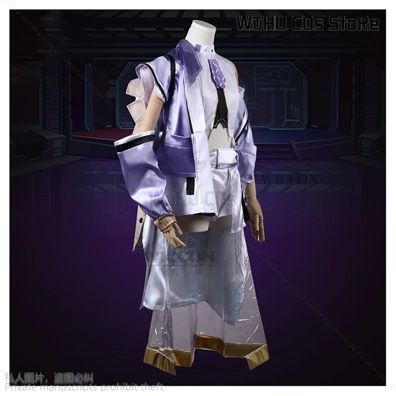 Game NIKKE Goddess Of Victory Sexy Lolita Syuen Cosplay Costume Syuen Purple Uniform Women Halloween Carnival Suit Roleplay