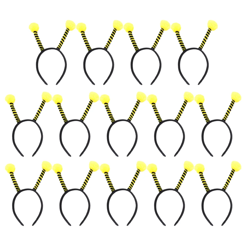 

14 Pcs Simple Bee Antenna Headband Baby Cosplay Party Headbands Cloth Hair Masquerade