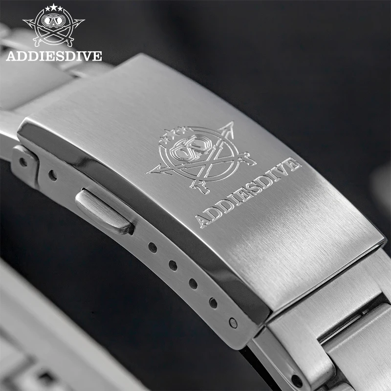 ADDIESDIVE Quartz Watches for Men Sapphire Glass 36mm AR Coated Wristwatch BGW9 Luminous Waterproof 100m Reloj Hombre New AD2521