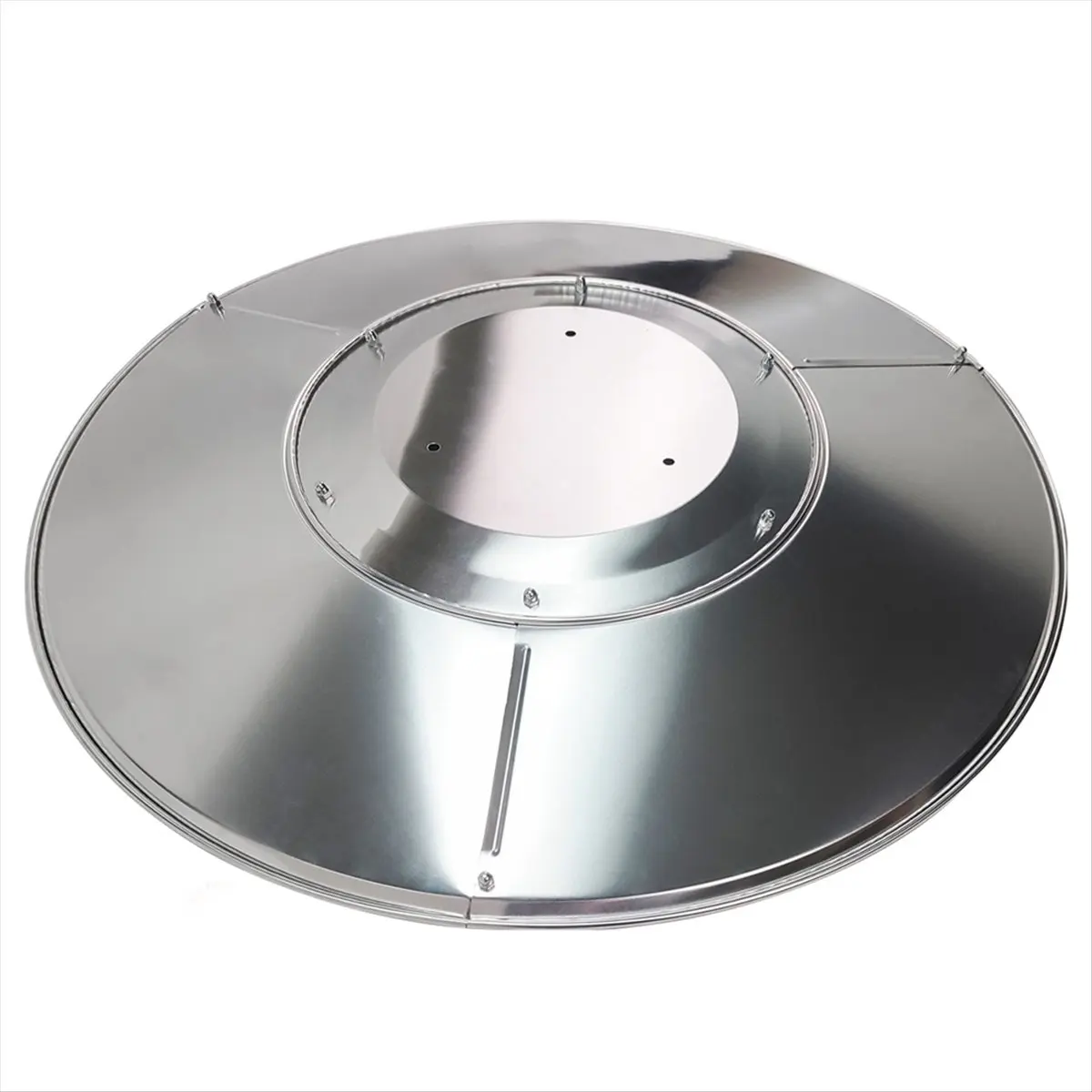 [Special new]Patio Heater Reflector Shield, Propane Outdoor Heaters Replacement Part - Top Dome, 3-Hole Mount, 33 Inch Dia Round