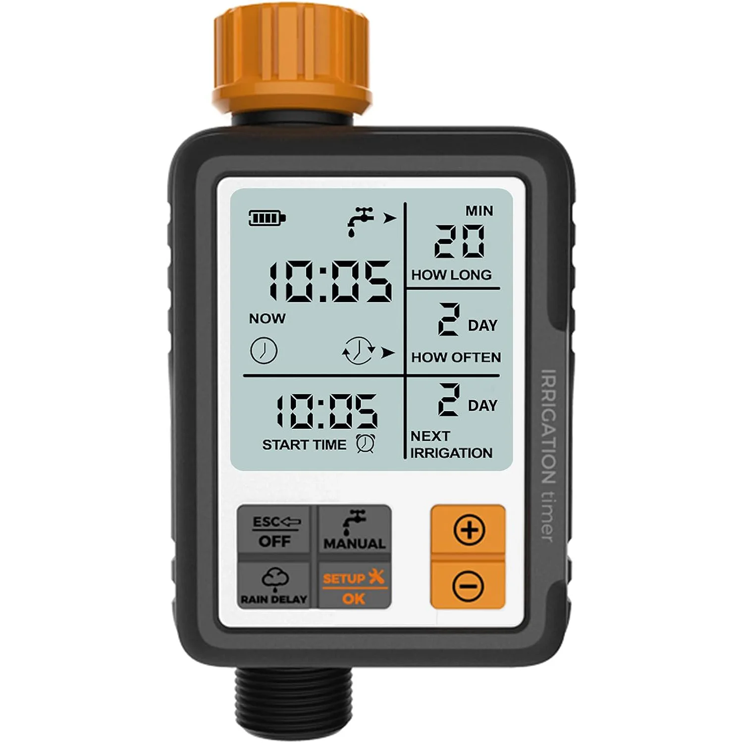 Sistema de unidad de programador de riego automático, dispositivo Digital de temporizador de agua por goteo, controlador inteligente de aspersores, máquina de jardín