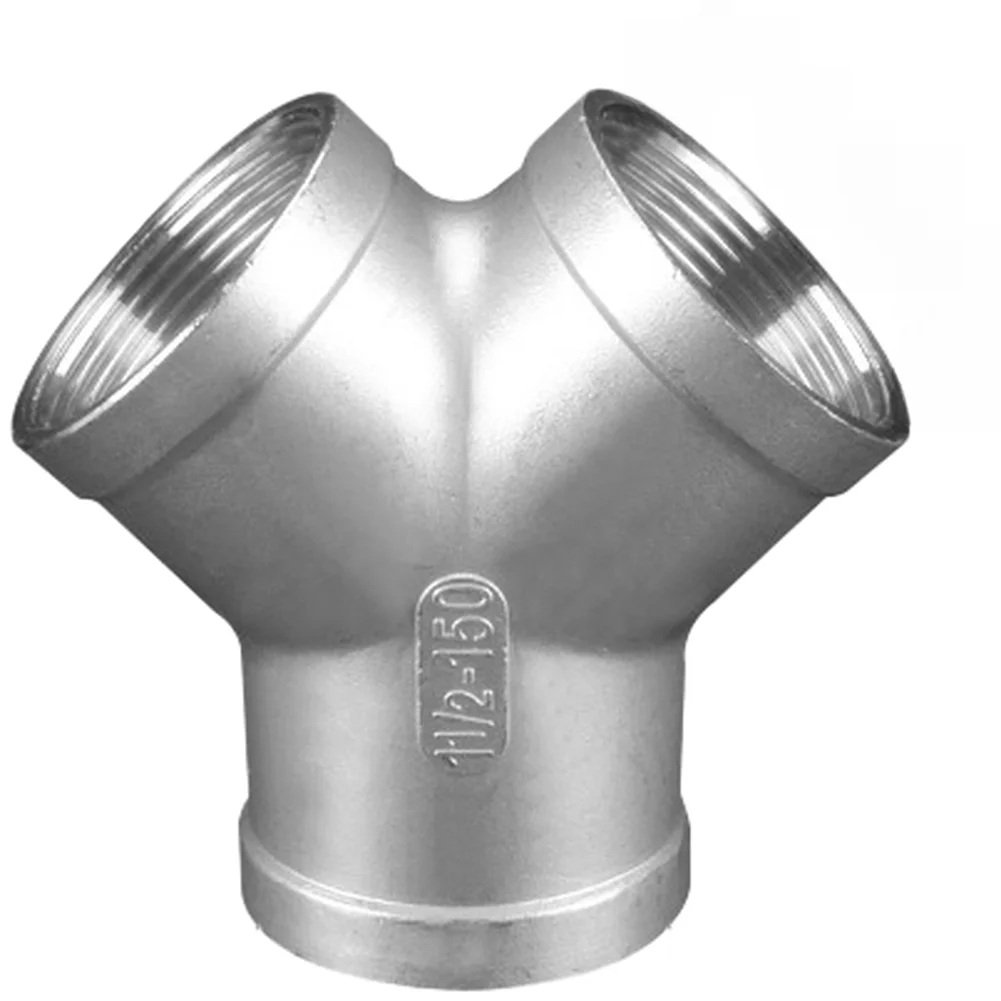 For Gas Piping Systems Internal External Thread 304 Stainless Steel Tee For Fluid Distribution High Grade Material