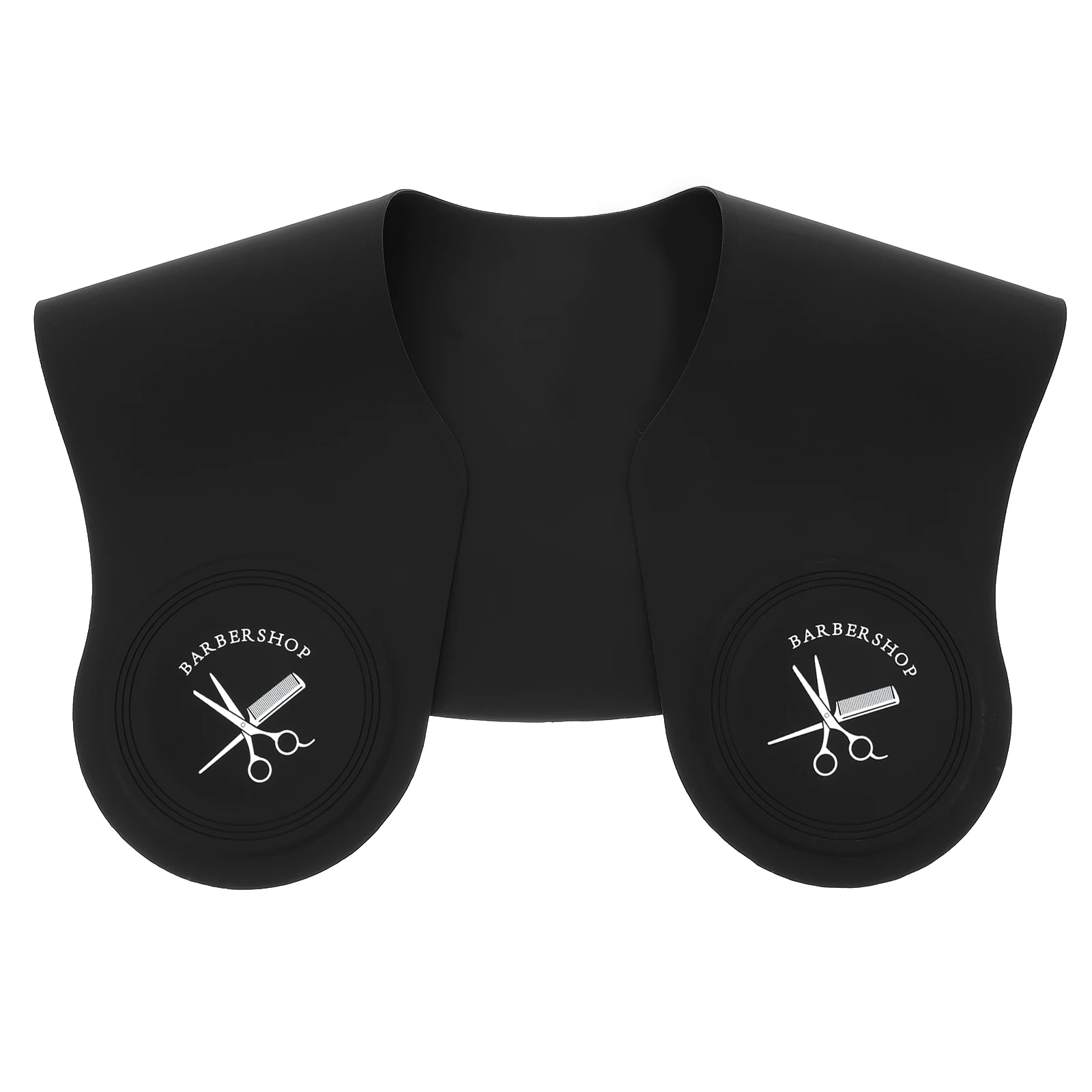 Silicone Cutting Collar Premium Hairdressing Cape For Barber Shop Home Use Neck Wrap Guard Hair Dye Perm Wet Styling