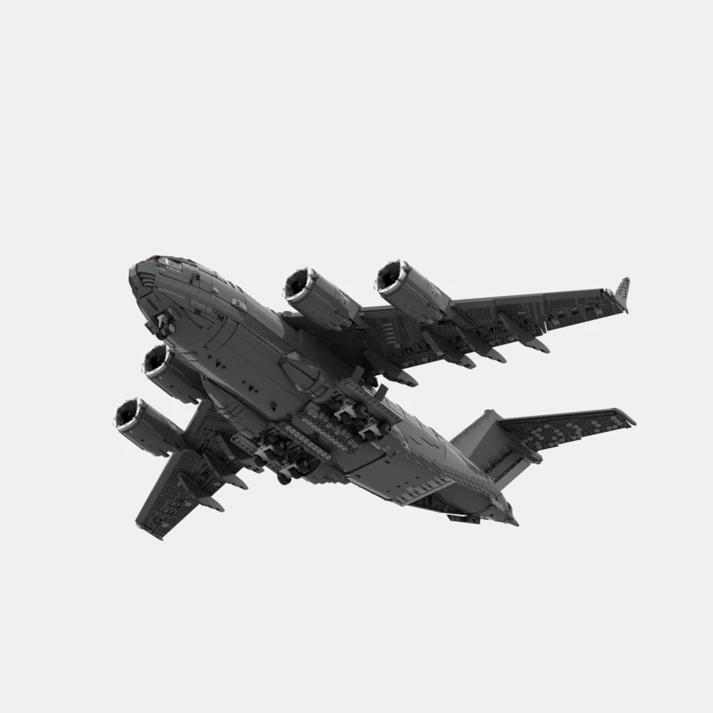 MOC Boeing C-17 Globemaster III Building Blocks Model Large Military Transport Aircraft Technology Bricks Plane Toy Kids Gift