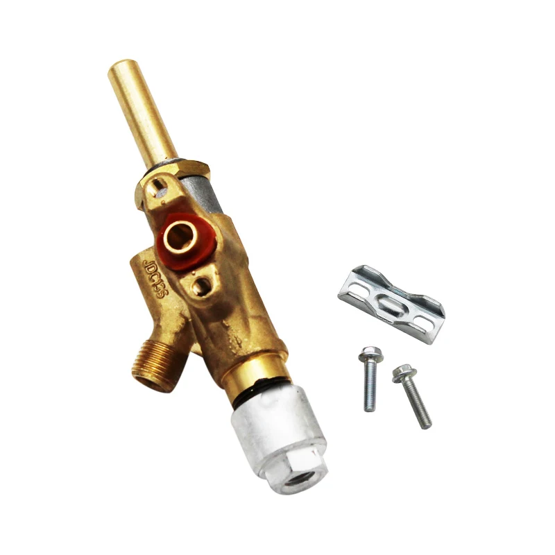 BEHAIVAN BBQ Grill Brass Gas Safety Valve Low Pressure with Orkli Magnet Unit Outlet with 7/16-24unf Thread Supplies Accessory