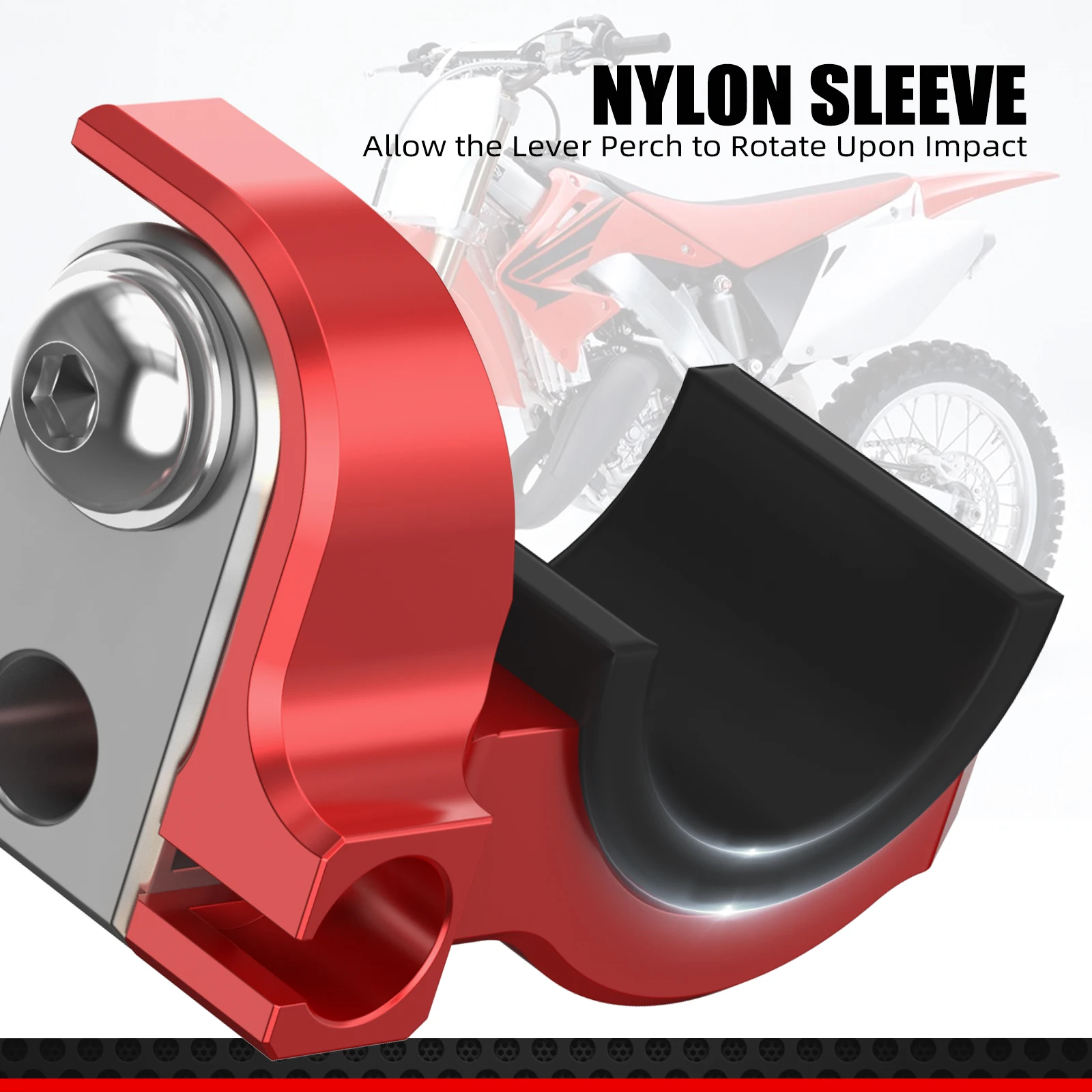 NICECNC Für Honda CR125R CR250R CRF250R CRF450R CR 80R 85R 80RB CRF 250X 450X XR650L XR650R Rotierende Bar Clamp Hot Start Hebel – Detail 5