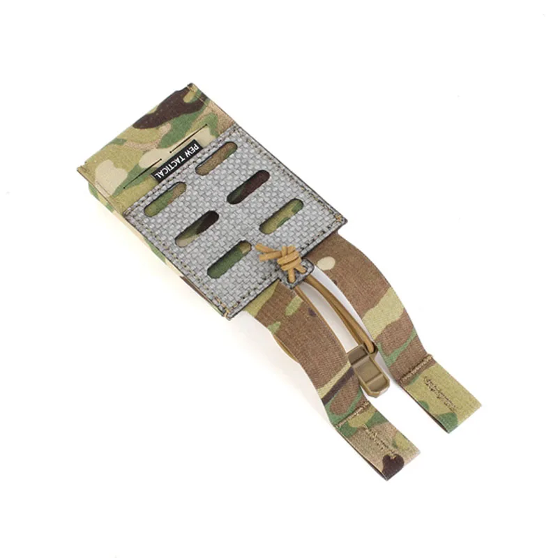 Rompi Taktis Molle 5.56 Kantong Mag Tunggal Kit Alat Serbaguna Luar Ruangan Papan Tegris Asli Luar Ruangan