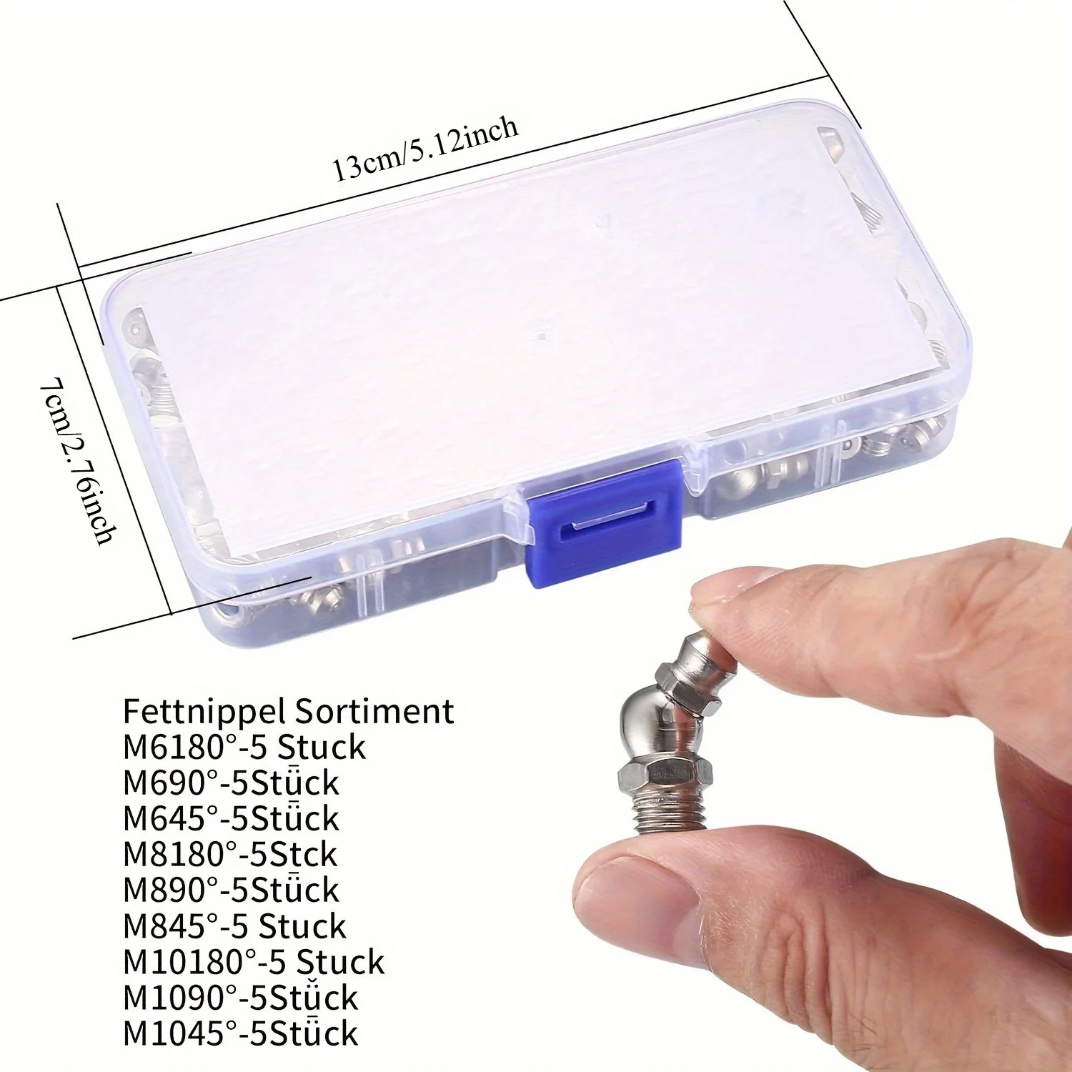 The metering grease installation kit includes straight and inclined grease interfaces, specially designed for lubricating