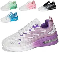 

Women Big Size Autumn New Air Cushion Shoes Mesh Breathable Lightweight Comfortable Sneaker Fashion Casual running shoes