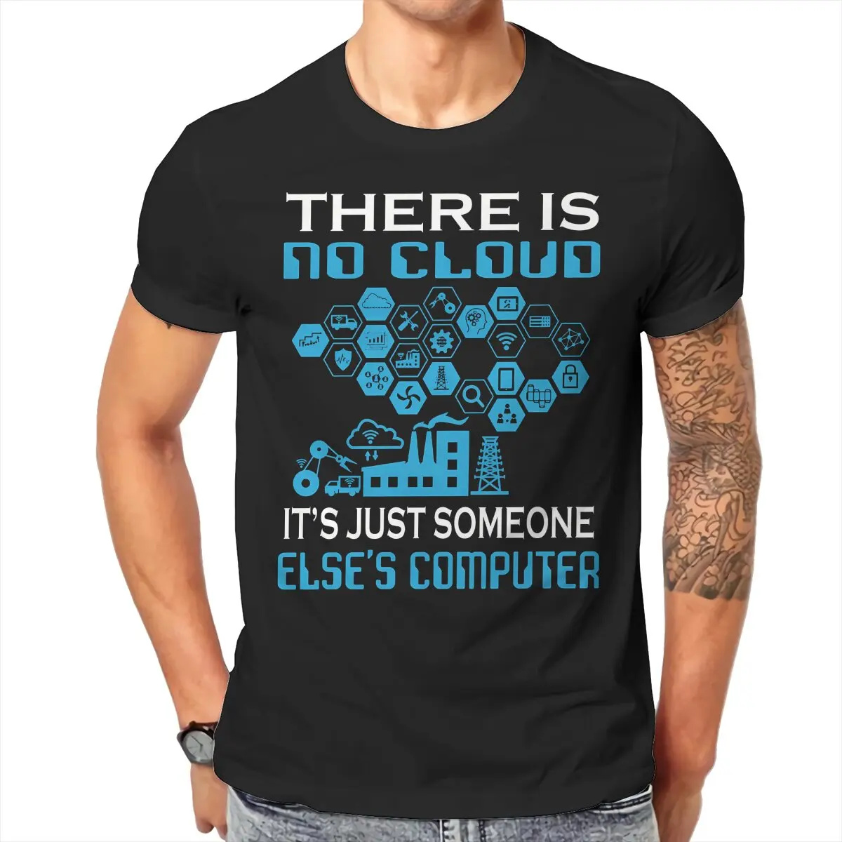 Computer Style TShirt There Is No Cloud Top Quality Creative Gift Clothes  T Shirt Stuff Hot Sale