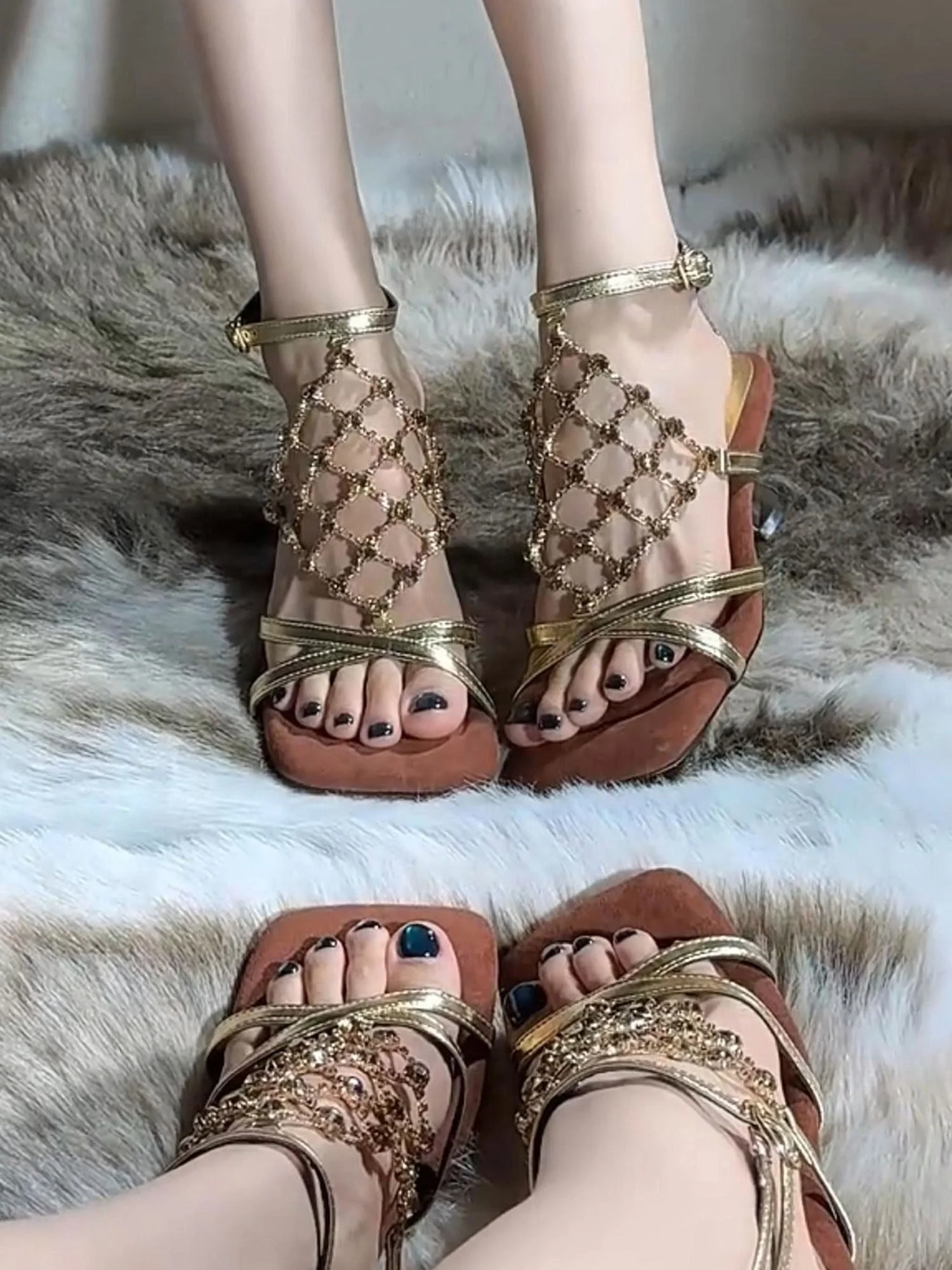 bellissimi-sandali-donna-in-pelle-dorata-con-strass-punta-quadrata-stile-bohemien-tacco-sottile-per-gonne