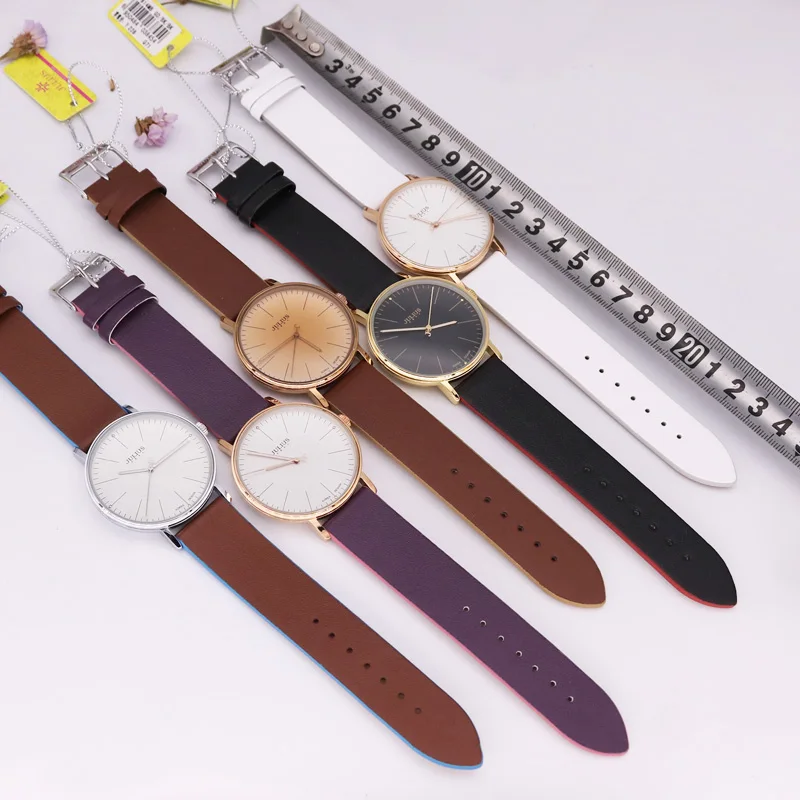 Top Julius Lady Women\'s Watch Japan Quartz Fine Fashion Hours Clock Dress Bracelet Leather School Girl Birthday Gift No Box