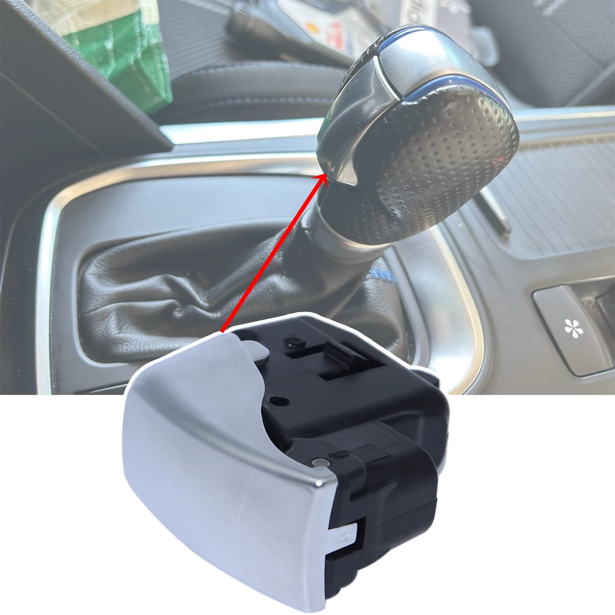 AT Gear Knob Replacement Button For Renault Megane 4 Koleos Kadjar Talisman Gearstick Repair Shifter Lever Fix Interior Latch