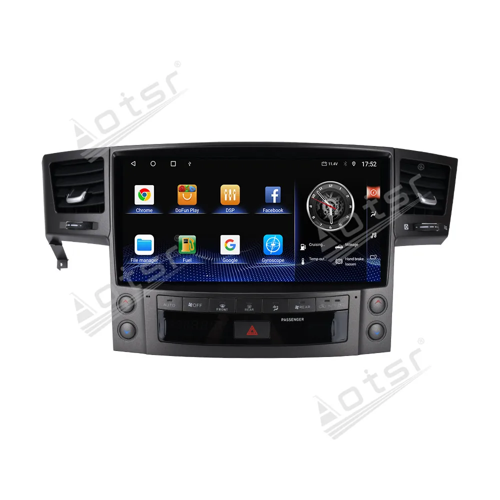 Radio samochodowe z Androidem 13, ekran dotykowy 12,5 cala, CarPlay, do Lexusa LX570 2008-2015, odtwarzacz multimedialny, nawigacja GPS, jednostka główna, DSP, BT