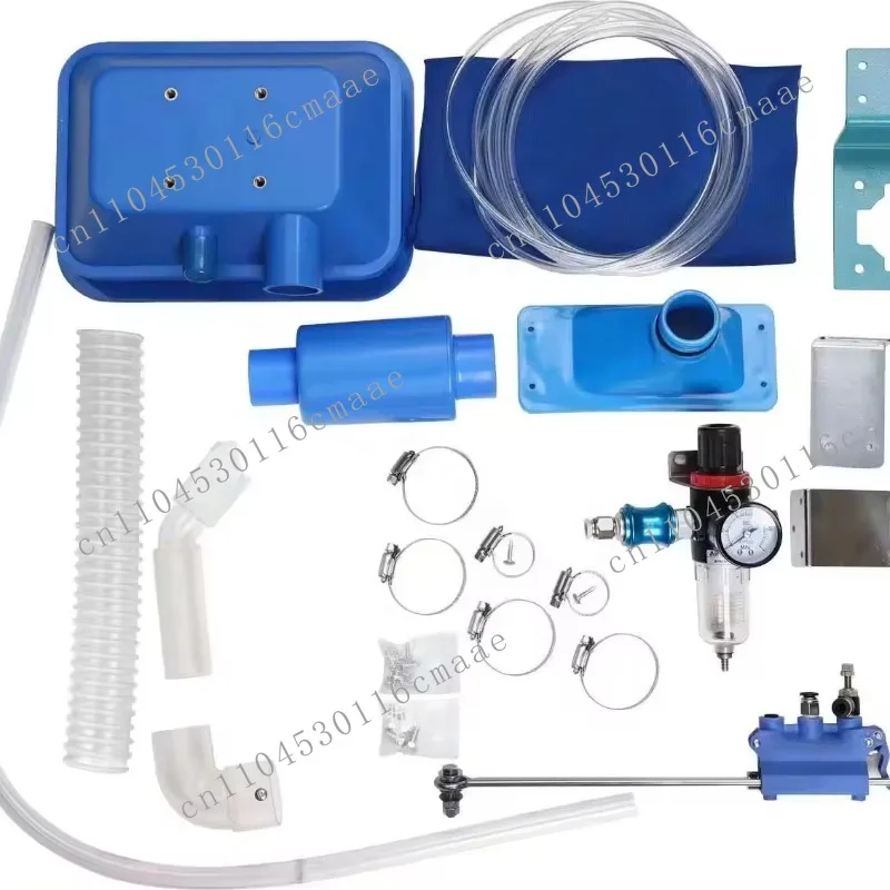 Premium Pneumatic Suction Apparatus for Flatlock Overlock Sewing Machines Easy Installation 4 Needle 6 Thread Cut-Bag