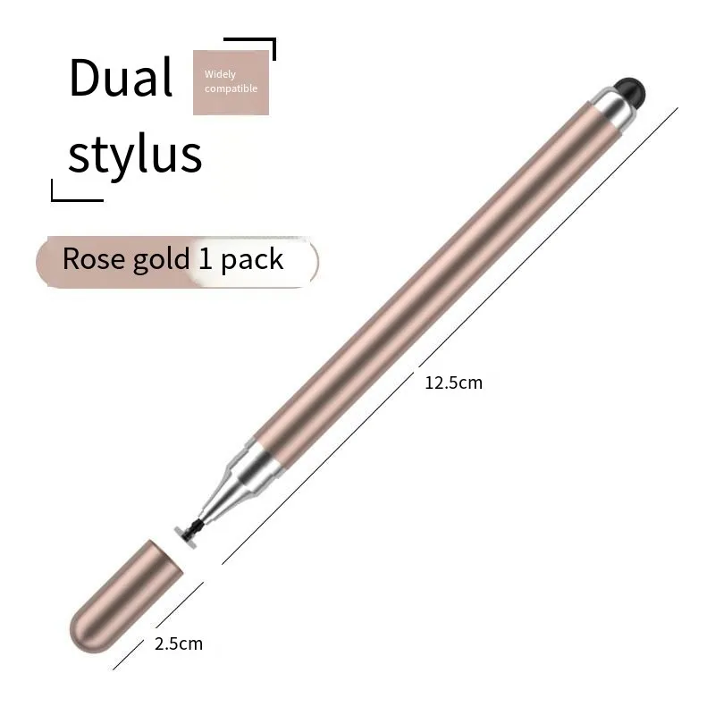 For Honor Pad X8a 11 inch Case 2024 NDL-W09 Touch pen Double Head Capacitor Pen Disc Silicone Head Dual-purpose Stylus