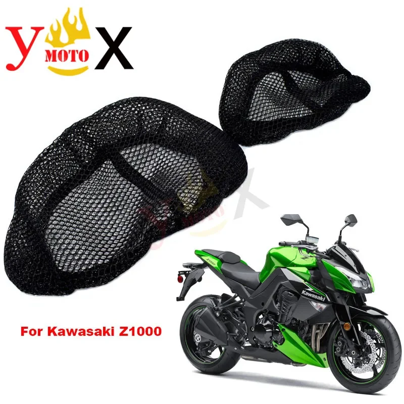 Z 1000 Motorcycle Sport Bike Mesh Seat Cover Cushion Pad Guard Insulation Breathable Sun-proof Net For KAWASAKI Z1000