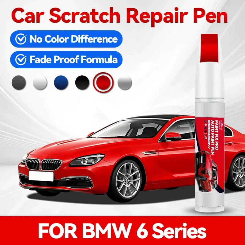 

Карандаш для подкраски автомобиля BMW 6 серии (2003-2023), черный, спрей-краска, маркер для ремонта царапин на авто