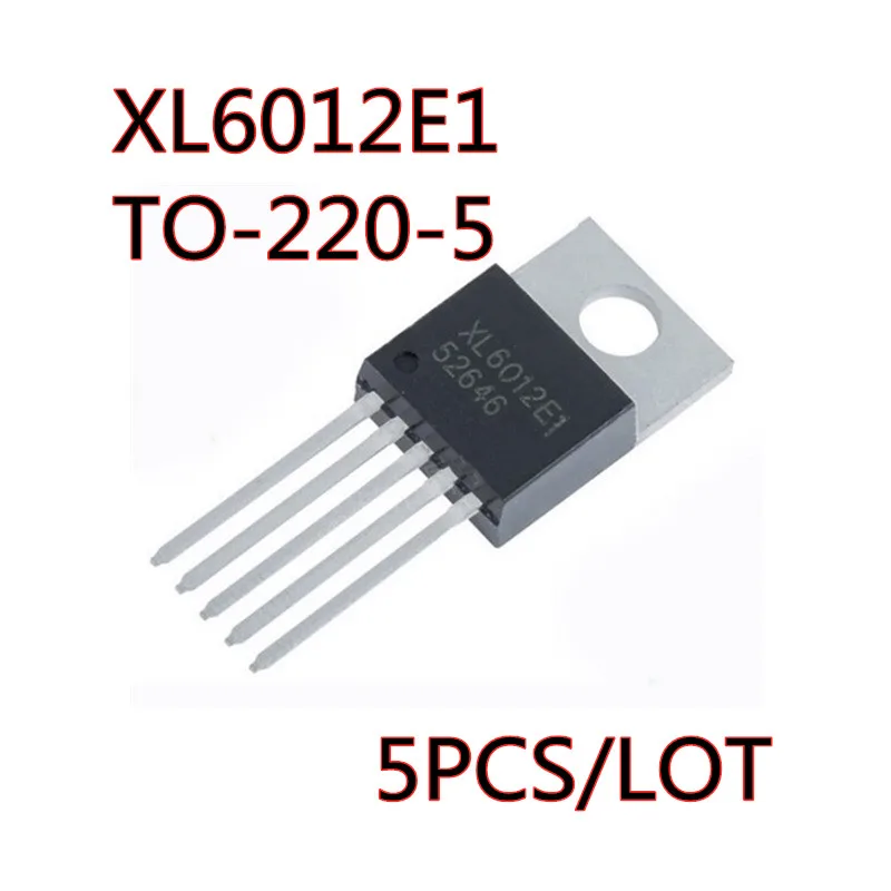 5PCS/LOT XL6012E1 XL6012 TO-220-5 boost chip 12V liter 60V DC converter   In Stock
