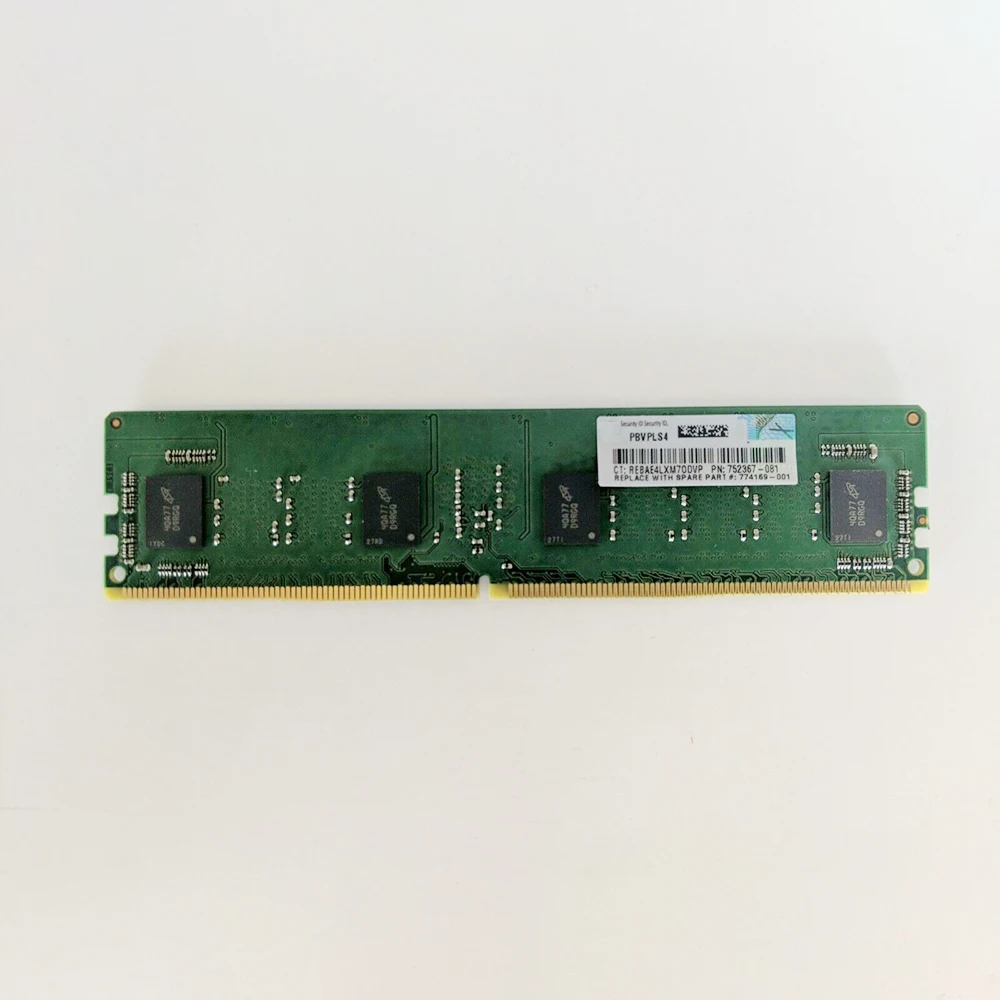 1PCS Server Memory For HP 752367-081 774169-001 726717-B21 4GB DDR4 2133 PC4-2133P REG