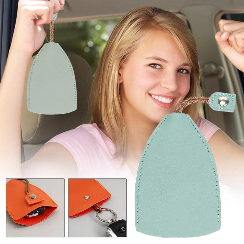 Pull Type Key Holder For Keys Unisex Keychain Pouch Cute Wallet Mini Car Key Case Cartoon Rabbit Cat Key Box Leather Key Ho L0V9