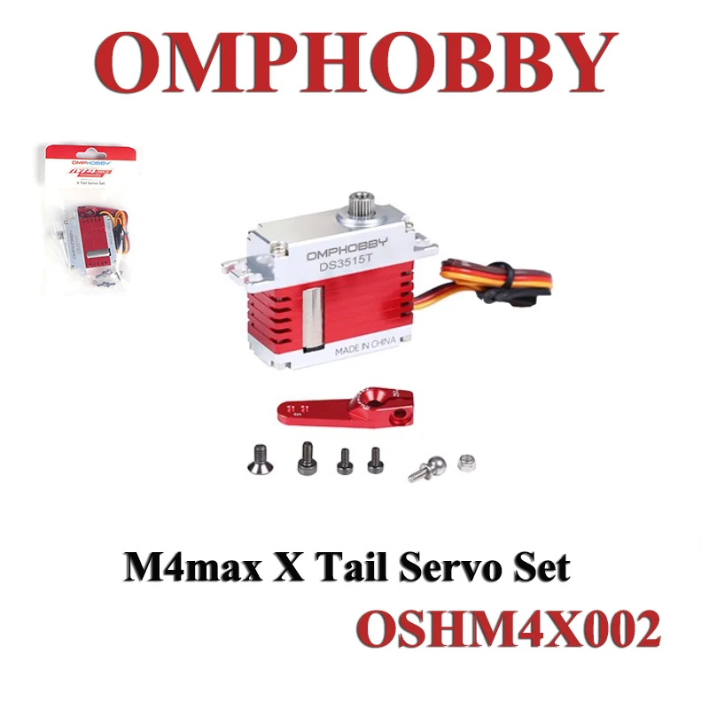 OMPHOBBY M4 Max M4max RC Helicopter Parts Tail Servo Set Tail Steering Gear Group Rotor Blade Head Cover ESC Tailpipe Spindle