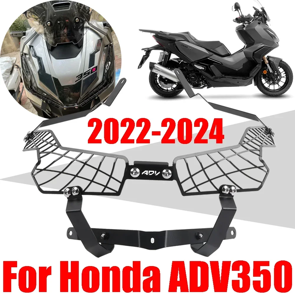 

Motorcycle Headlight Guard Headlamp Protector Head Light Grill Cover Protection For Honda ADV350 ADV 350 2022 - 2024 Accessories