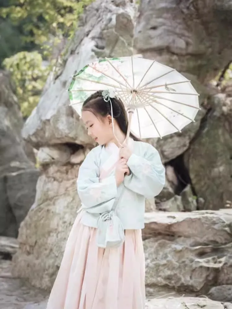 子供のための日本の絹の布の傘,古代中国のオイルペーパー,ベビーシャワー,家の装飾,ダンスの装飾,22インチ,56 cm, 70 cm, 82cm