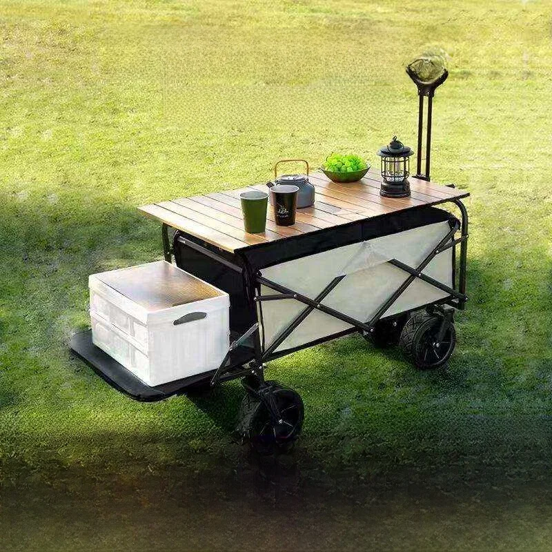 large-camping-car-outdoor-stacking-hand-pulled-picnic-wagon-portable-shopping-cart-plastic-body-for-camping-and-travel