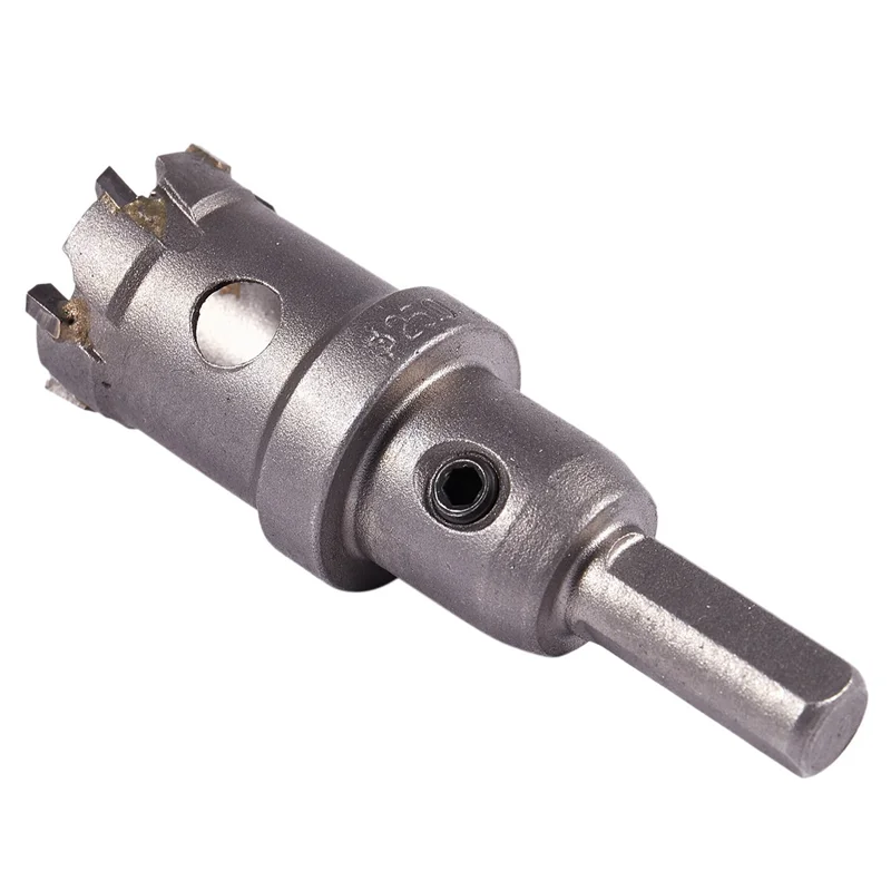 Promozione! 10X Punta in metallo duro Taglierina per metallo Acciaio inossidabile Punta da trapano HSS Sega a tazza Dimensioni sega a tazza: 25 mm