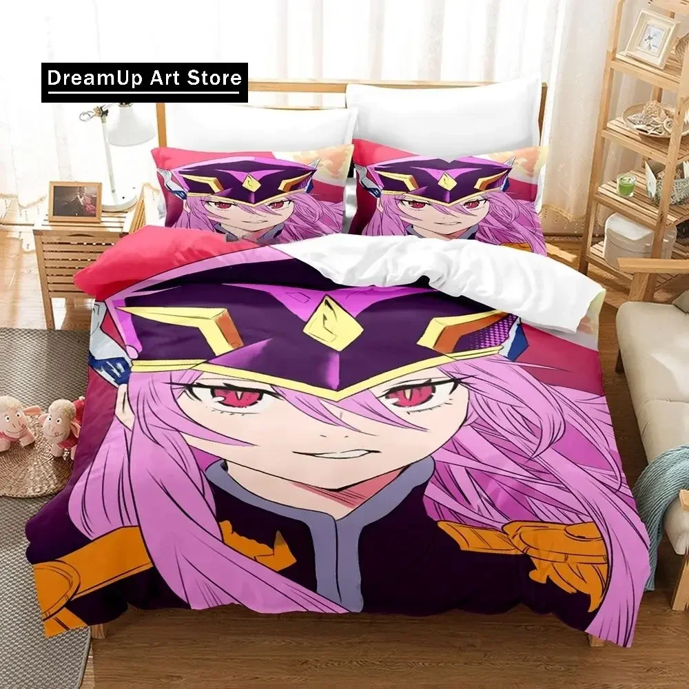 

3D Print Fashion Anime Chained Soldier Bedding Set Boys Girls Twin Queen Full Size Duvet Cover Pillowcase Bed Adult Bedroom